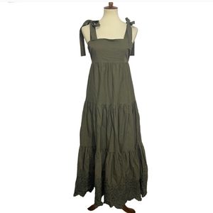 JASON WU Embroidered Tiered Maxi Dress